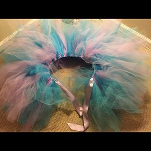 Handmade purple and turquoise tutu